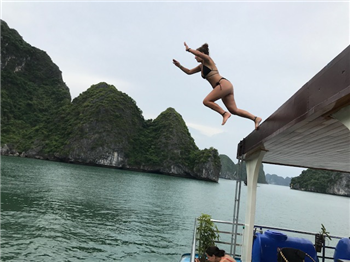 Jumping at CAM lagoon